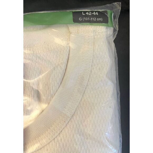 BVD Mens Thermal Long Johns Large 42-44 Cream Underwear Pants & Shirt NWT - Picture 5 of 6